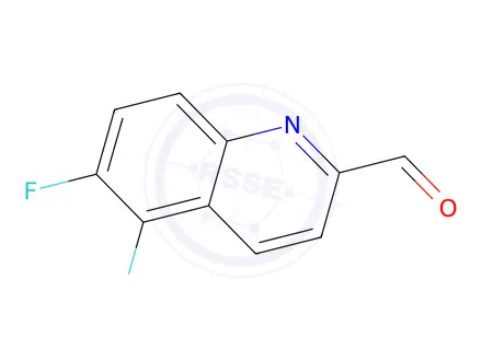 Chemical structure of 5,6-Difluoroquinoline-2-carbaldehyde