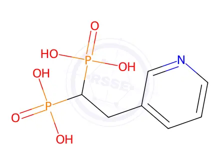 Chemical structure of Risedronate Sodium Impurity 5 (Risedronate Sodium 2.5-Hydrate EP Impurity E)