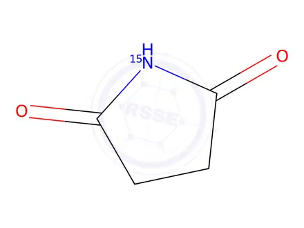 Chemical structure of SUCCINIMIDE-15N