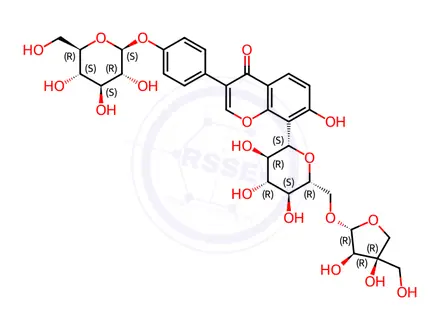 Chemical structure of Mirificin-4'-O-glucoside