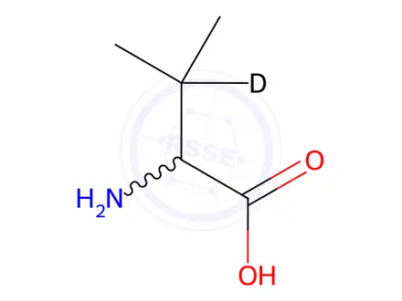 Chemical structure of DL-Valine-[D1]