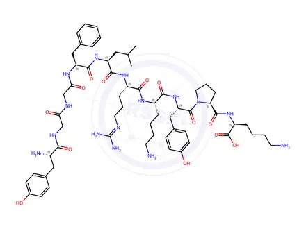 Chemical structure of α-Neoendorphin