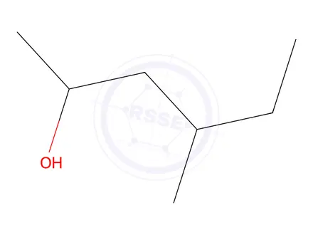 Chemical structure of 4-METHYL-2-HEXANOL