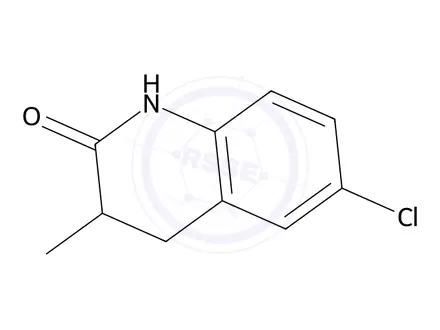 Chemical structure of 2(1H)-QUINOLINONE, 6-CHLORO-3,4-DIHYDRO-3-METHYL-