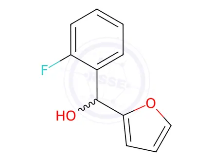 Chemical structure of (2-fluorophenyl)(furan-2-yl)methanol