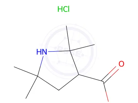 Chemical structure of 2,2,5,5-Tetramethylpyrrolidine-3-carboxylic acid hydrochloride