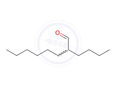 Chemical structure of Octanal, 2-butyl-