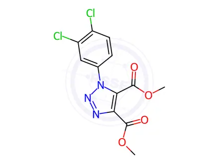 Chemical structure of 4,5-Dimethyl 1-(3,4-dichlorophenyl)-1H-1,2,3-triazole-4,5-dicarboxylate