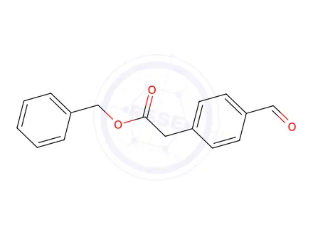Chemical structure of Benzyl 2-(4-formylphenyl)acetate