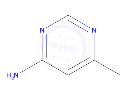 Chemical structure of 4-Amino-6-methylpyrimidine