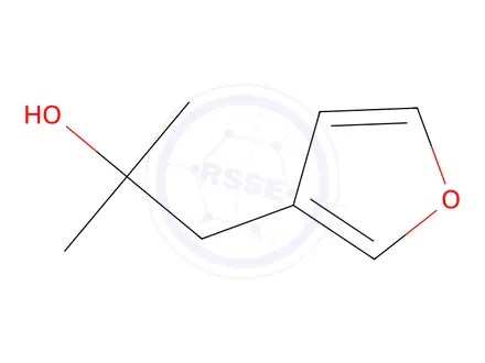 Chemical structure of 1-(furan-3-yl)-2-methylpropan-2-ol