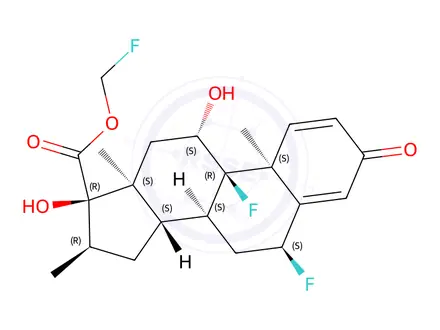 Chemical structure of Fluticasone Impurity 106