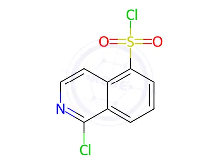 Chemical structure of 1-Chloro-5-isoquinolinesulfonyl Chloride