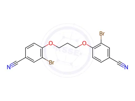 Chemical structure of Dibromopropamidine Impurity 3
