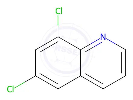 Chemical structure of 6,8-Dichloroquinoline
