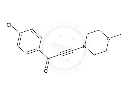 Chemical structure of 1-(4-Chlorophenyl)-3-(4-methylpiperazin-1-yl)prop-2-yn-1-one