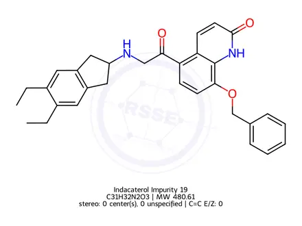 Chemical structure of Indacaterol Impurity 130