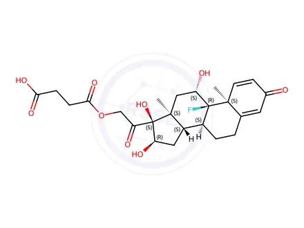 Chemical structure of Triamcinolone 21-succinate