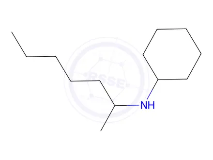 Chemical structure of N-(2-HEPTYL)CYCLOHEXYLAMINE