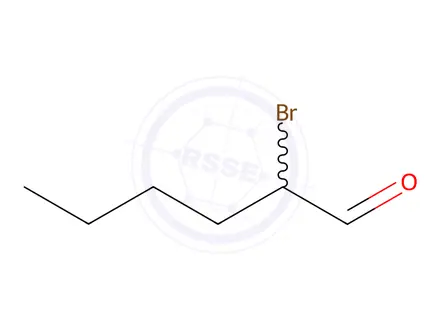Chemical structure of HEXANAL, 2-BROMO-
