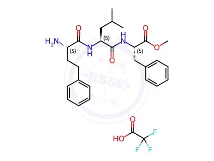 Chemical structure of Carfilzomib Impurity 37 (Trifluoroacetic Acid)