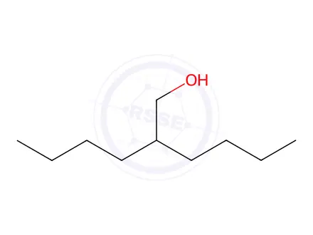 Chemical structure of 2-Butylhexan-1-ol
