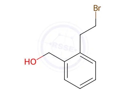 Chemical structure of (2-(2-broMoethyl)phenyl)Methanol
