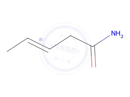 Chemical structure of Pent-3-enamide