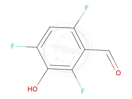 Chemical structure of 2,4,6-Trifluoro-3-hydroxybenzaldehyde
