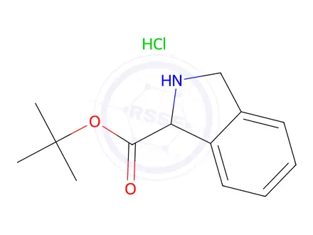 Chemical structure of tert-Butyl isoindoline-1-carboxylate hydrochloride