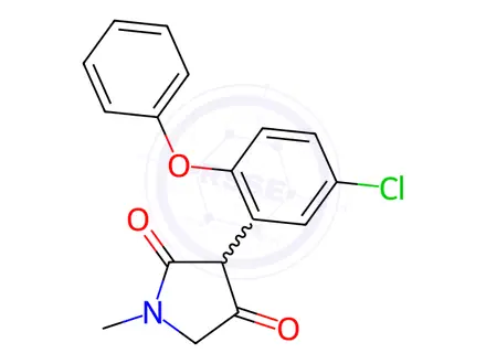 Chemical structure of 3-(5-Chloro-2-phenoxyphenyl)-1-methylpyrrolidine-2,4-dione