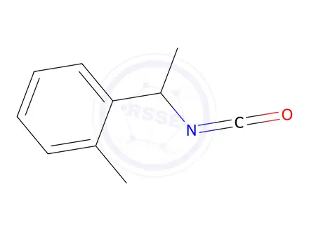 Chemical structure of 1-(1-isocyanatoethyl)-2-methylbenzene