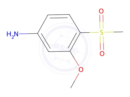 Chemical structure of 3-Methoxy-4-(methylsulfonyl)aniline