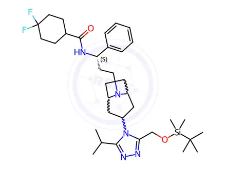 Chemical structure of Maraviroc Impurity 16