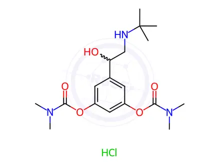 Chemical structure of Bambuterol hydrochloride