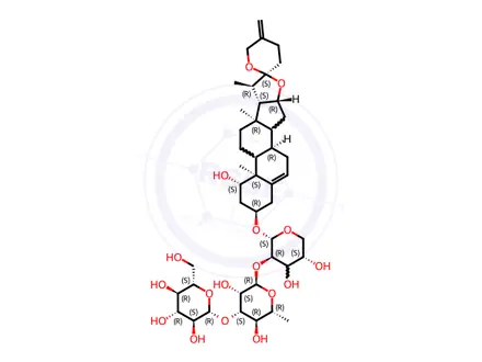 Chemical structure of Ruscin