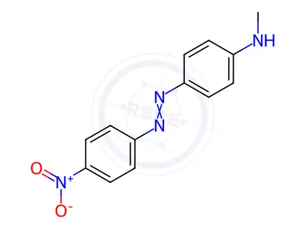 Chemical structure of N-methyl-4-((4-nitrophenyl)diazenyl)aniline