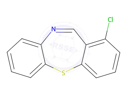 Chemical structure of 1-Chlorodibenzo[b,f][1,4]thiazepine