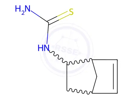Chemical structure of N-bicyclo[2.2.1]hept-5-en-2-ylthiourea