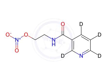 Chemical structure of Nicorandil D4