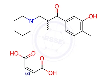 Chemical structure of 3-Hydroxy Tolperisone Maleate