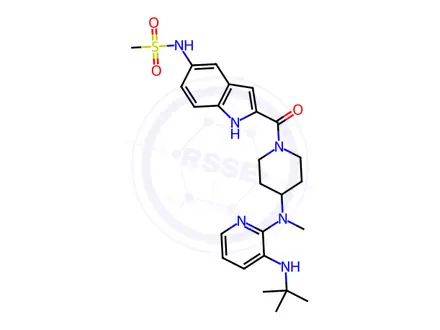 Chemical structure of Delavirdine Impurity 46