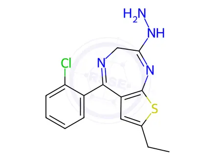 Chemical structure of Etizolam Impurity 23