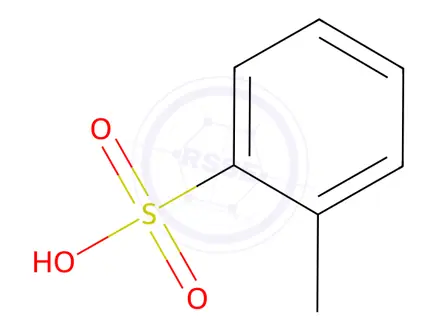 Chemical structure of 2-Methylbenzenesulfonic acid hydrate