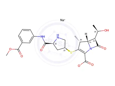 Chemical structure of Ertapenem Methyl Ester Sodium Salt