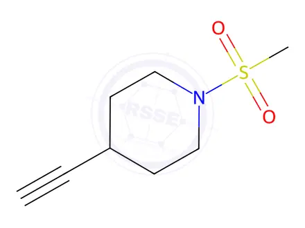 Chemical structure of 4-Ethynyl-1-(methylsulfonyl)piperidine