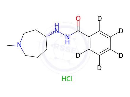 Chemical structure of N'-(1-Methylazepan-4-yl)benzohydrazine-d5