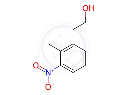 Chemical structure of 2-(2-Methyl-3-nitrophenyl)ethan-1-ol