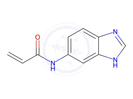 Chemical structure of Acrylamide, N-5-benzimidazolyl-(8CI)