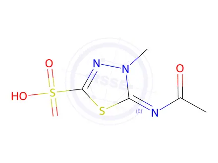 Chemical structure of Methazolamide Impurity 1